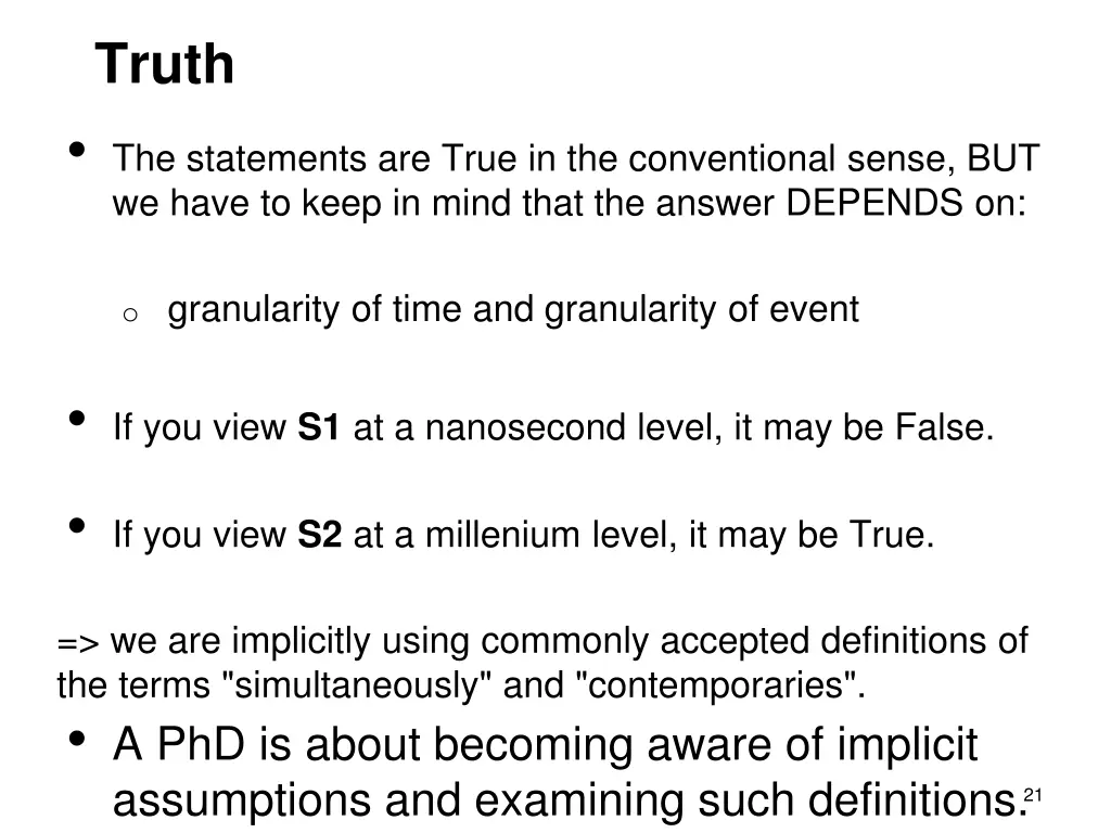 truth the statements are true in the conventional 2