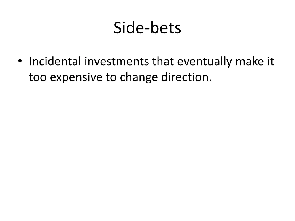 side bets