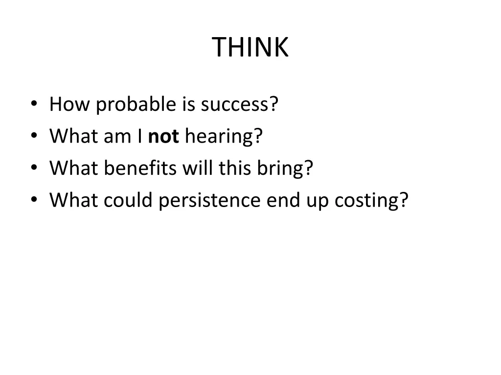 think