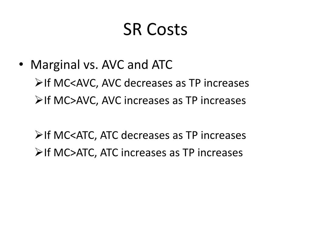 sr costs 2