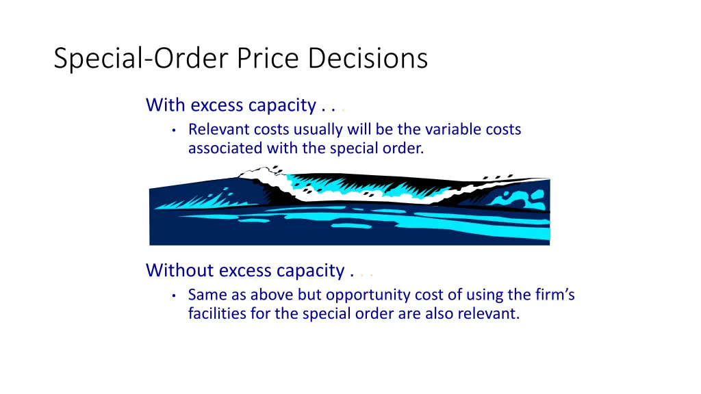 special order price decisions 4