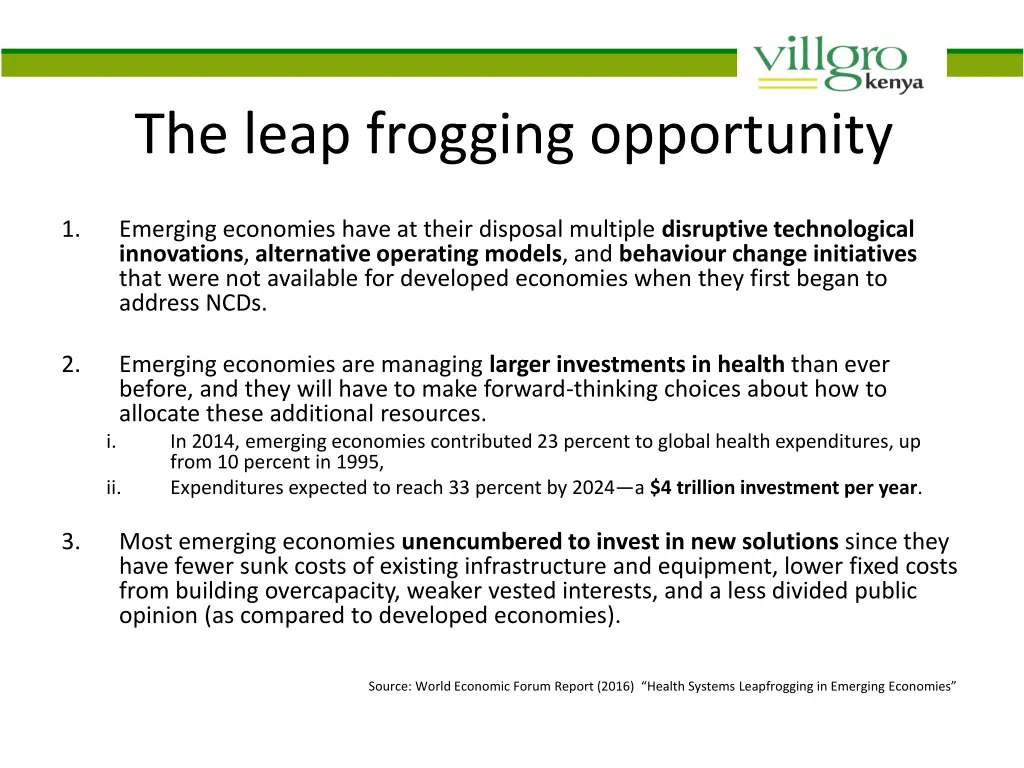 the leap frogging opportunity