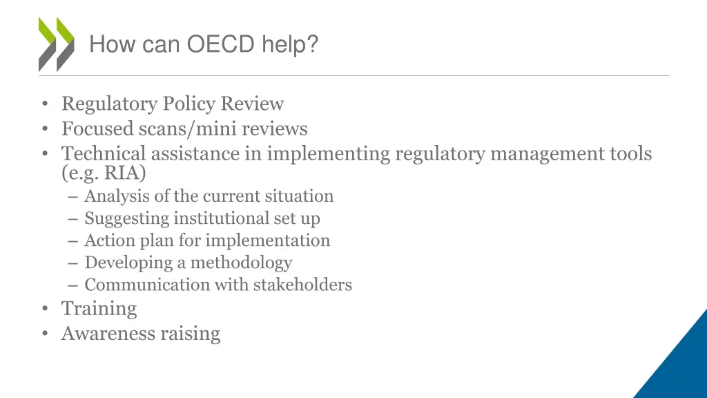how can oecd help