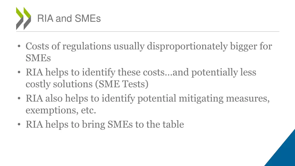 ria and smes