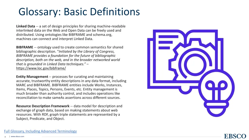 glossary basic definitions