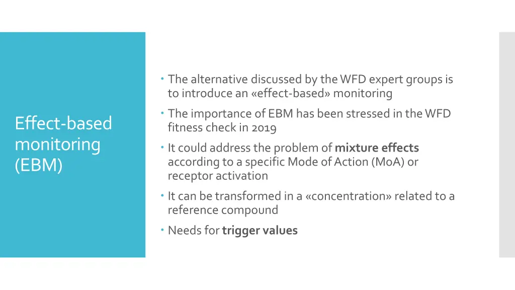 the alternative discussed