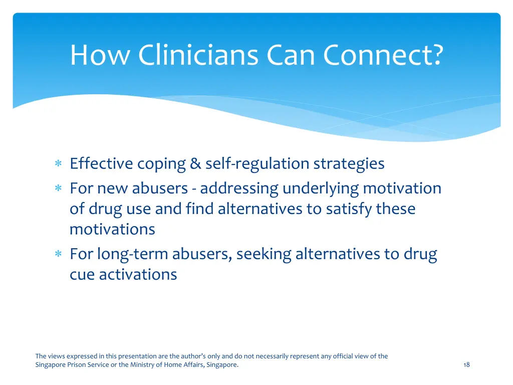 how clinicians can connect