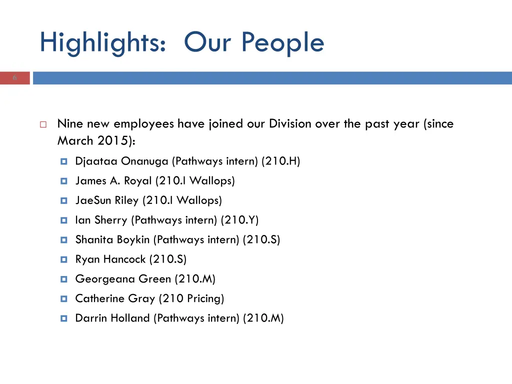 highlights our people 2