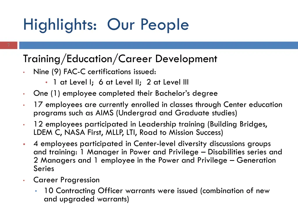 highlights our people 3