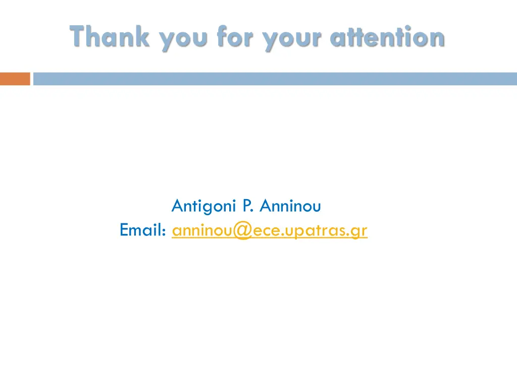 thank you for your attention