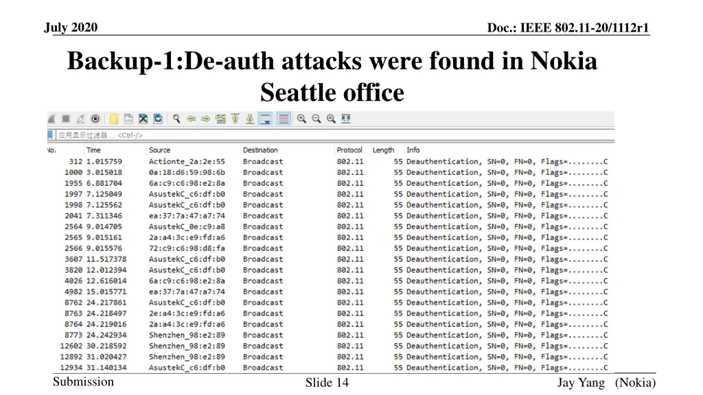 july 2020 backup 1 de auth attacks were found