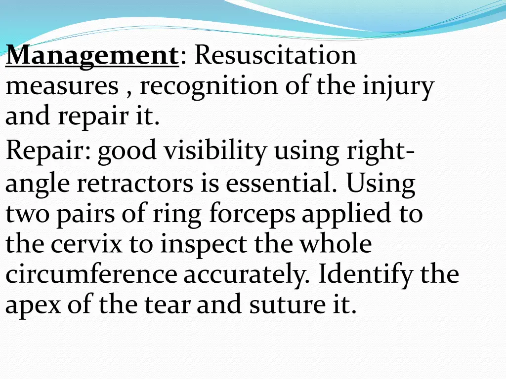 management resuscitation measures recognition
