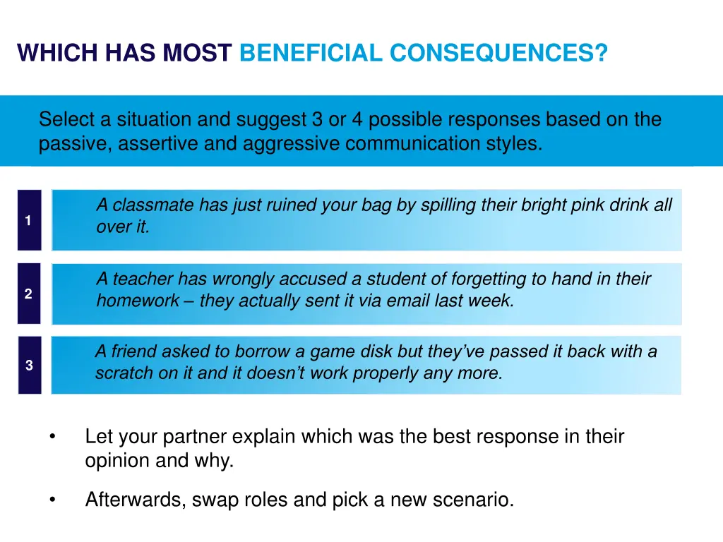 which has most beneficial consequences