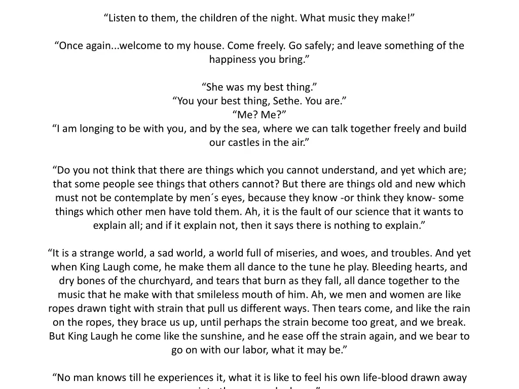 listen to them the children of the night what