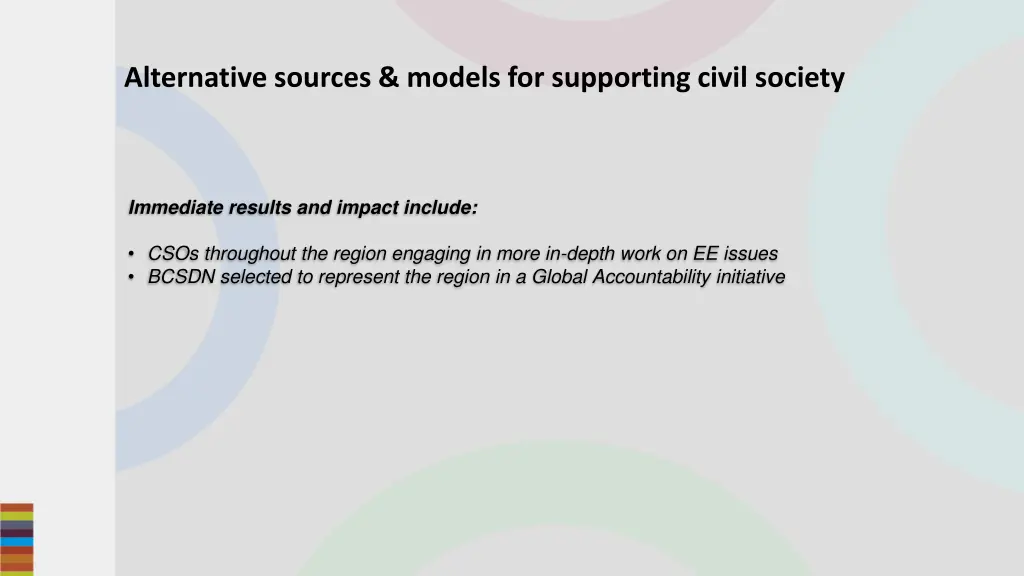 alternative sources models for supporting civil