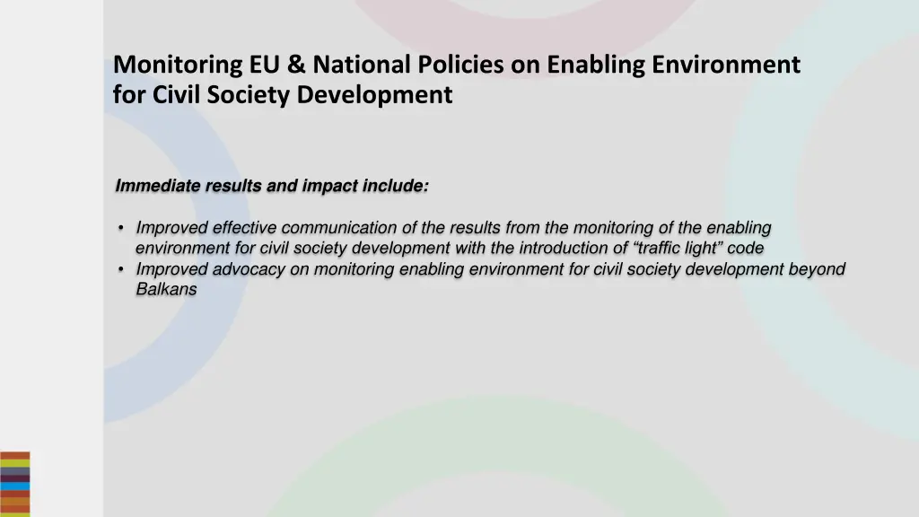 monitoring eu national policies on enabling