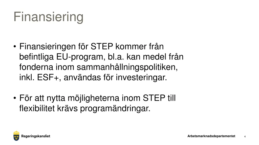 finansiering