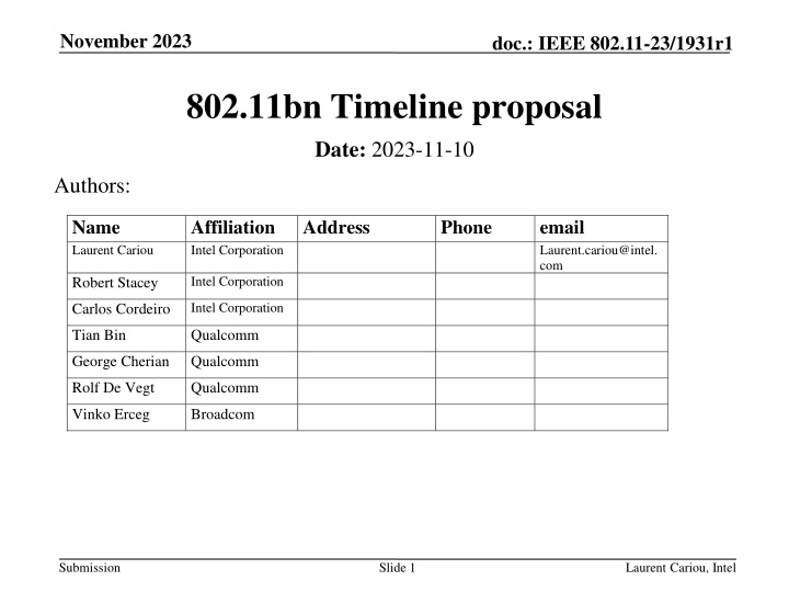 november 2023