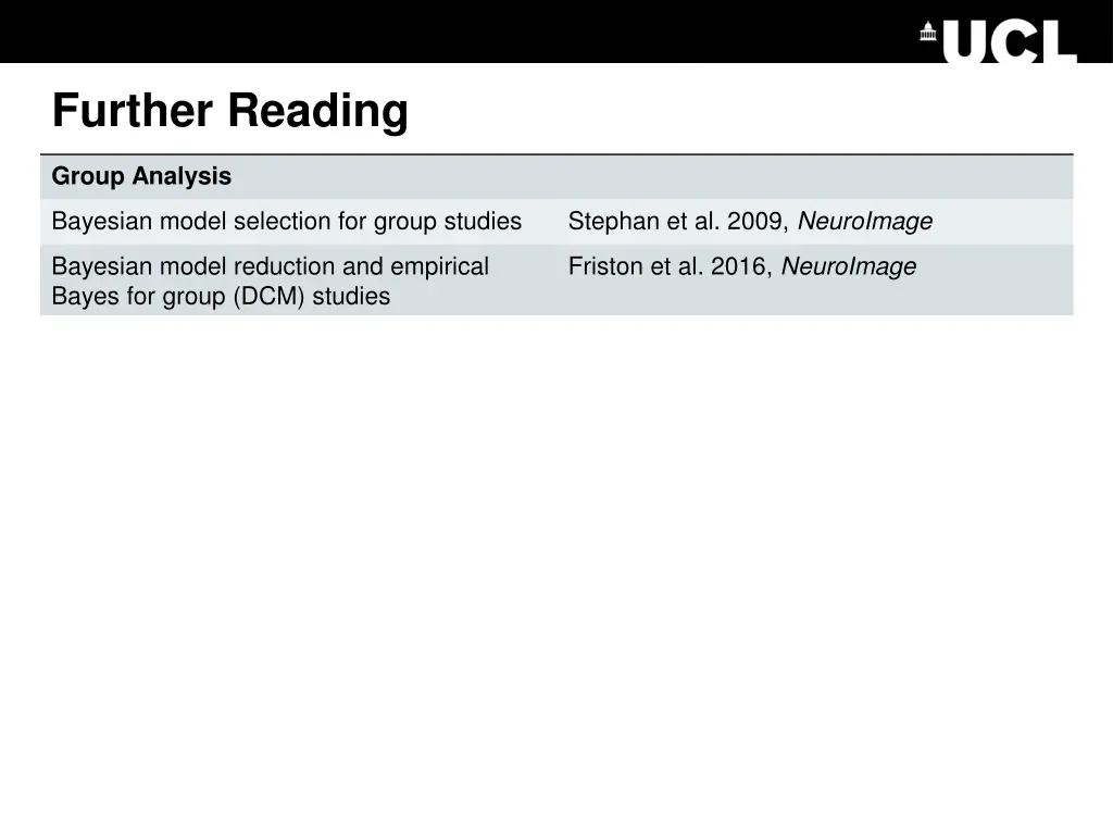 further reading 1