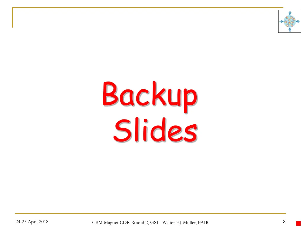 backup slides
