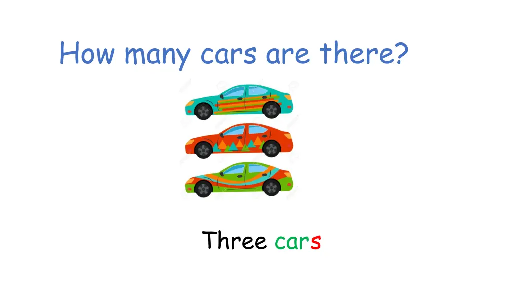 how many cars are there 1