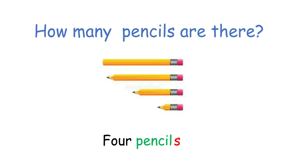 how many pencils are there 1
