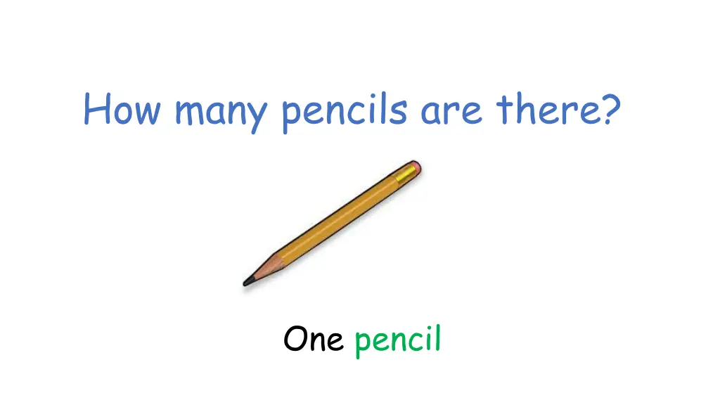 how many pencils are there