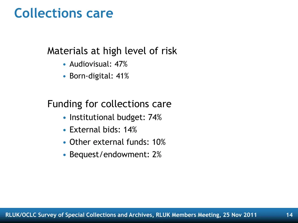 collections care