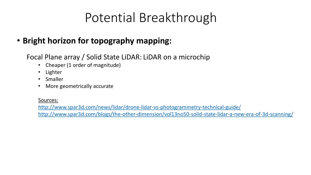 potential breakthrough