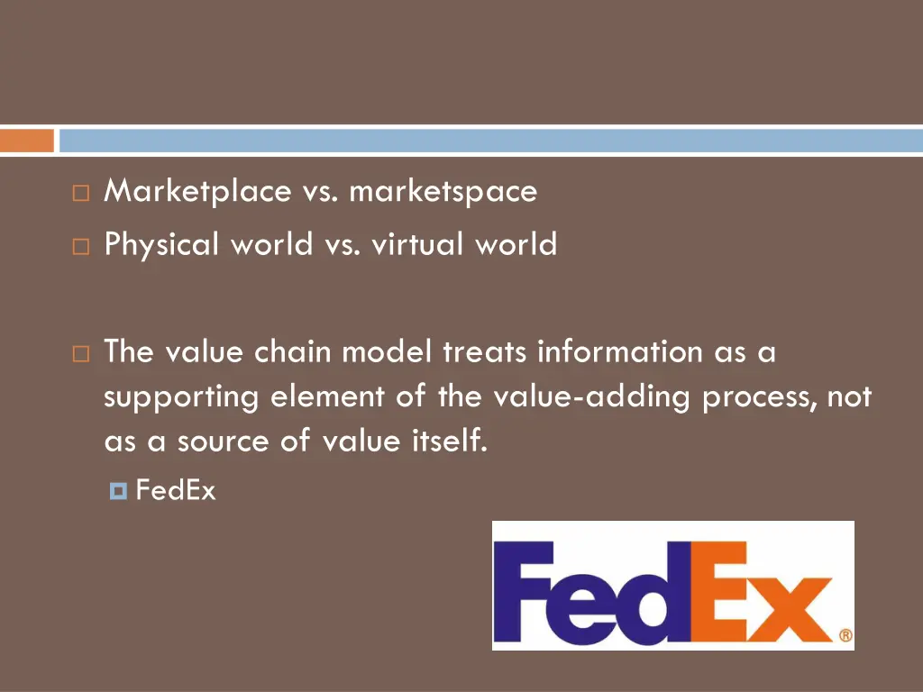 marketplace vs marketspace