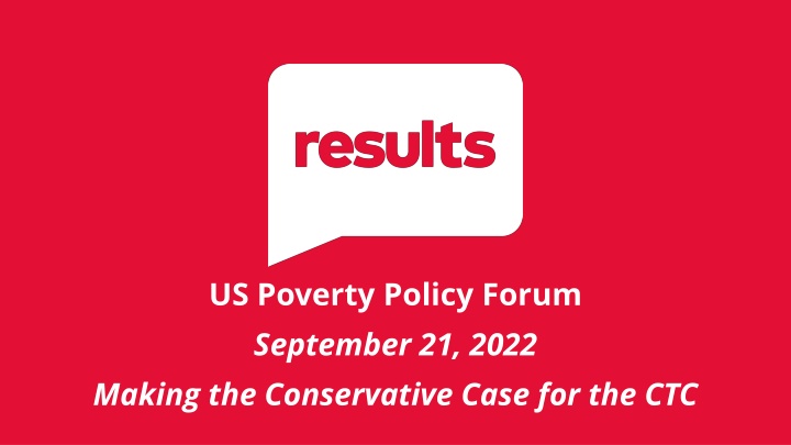 us poverty policy forum september 21 2022 making