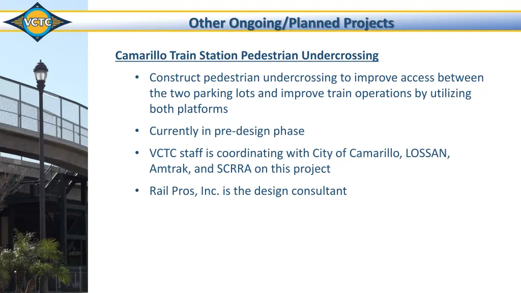 other ongoing planned projects