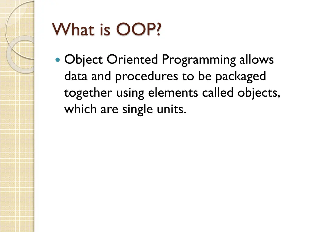 what is oop
