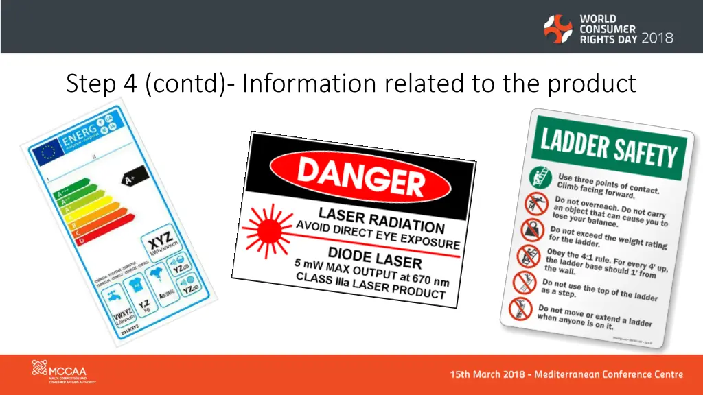 step 4 contd information related to the product