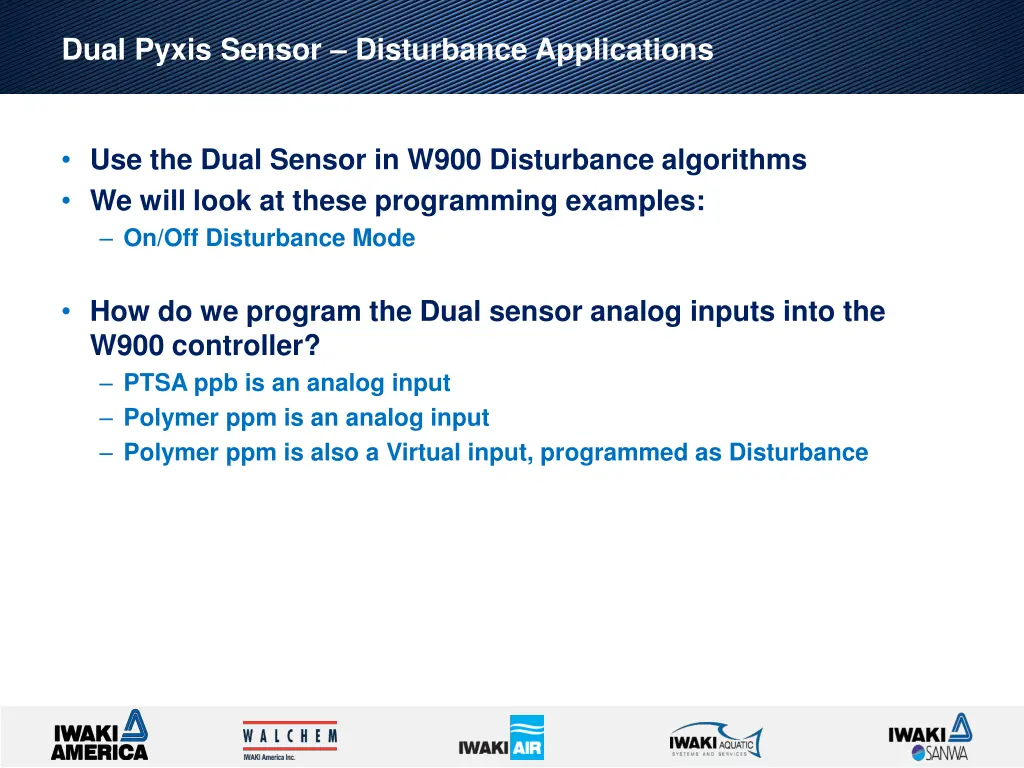 dual pyxis sensor disturbance applications 2