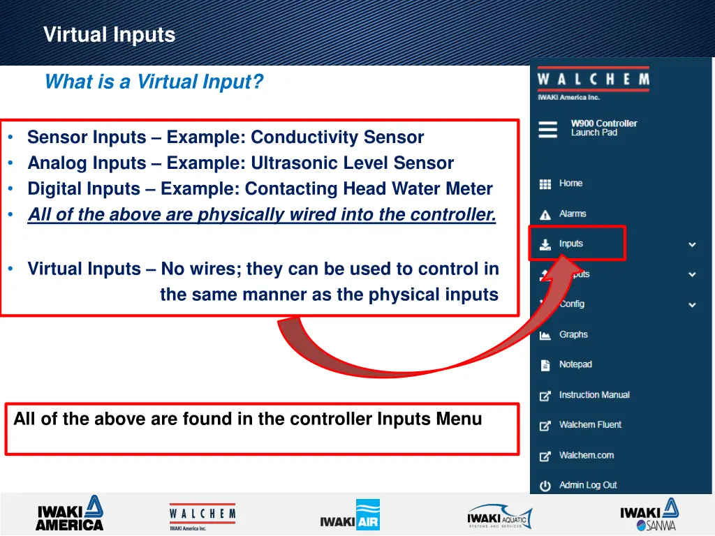 virtual inputs