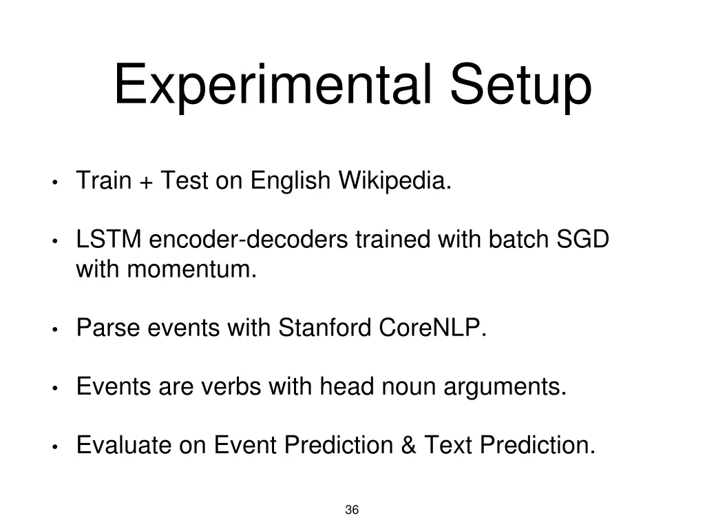 experimental setup