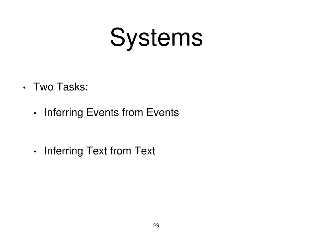 systems