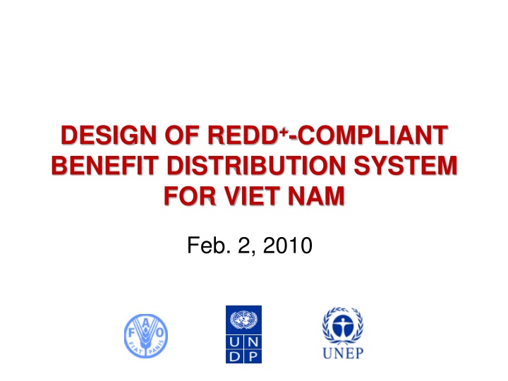 design of redd compliant benefit distribution