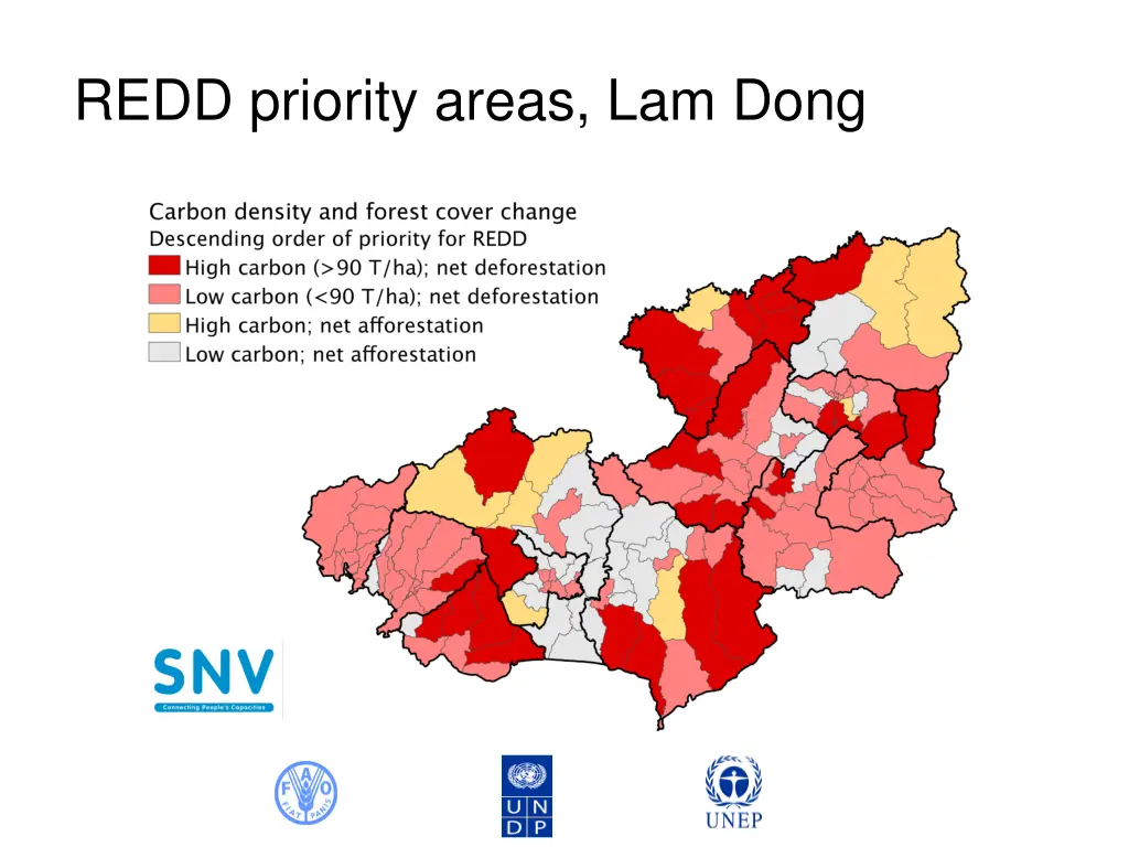 redd priority areas lam dong