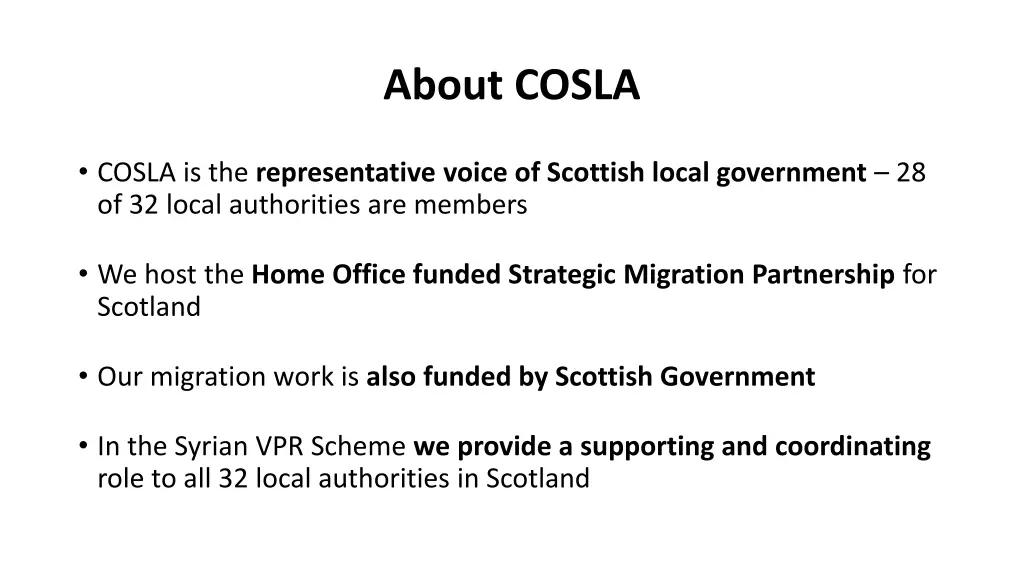 about cosla