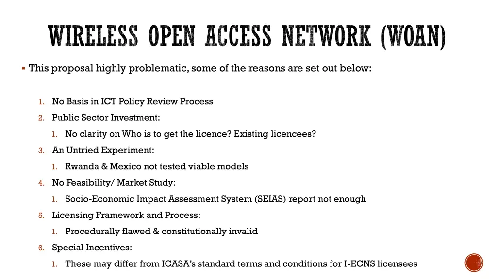 wireless open access network woan