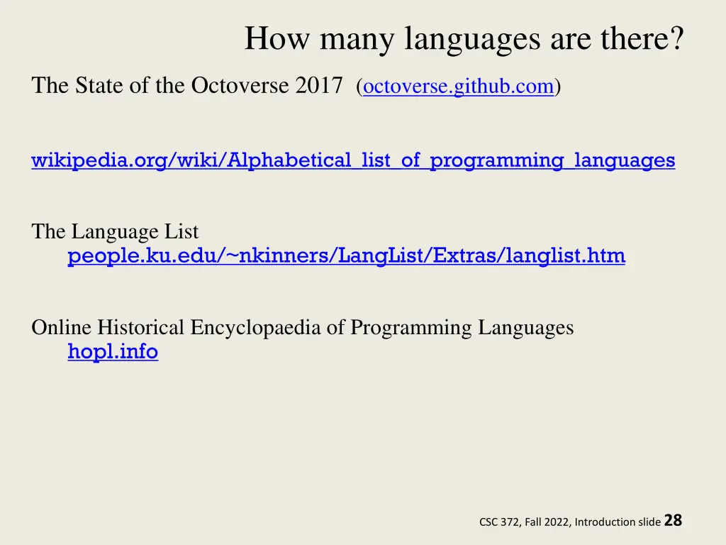 how many languages are there