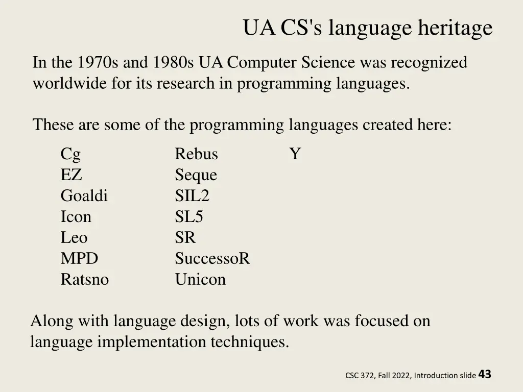 ua cs s language heritage