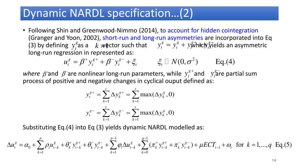 dynamic nardl specification 2