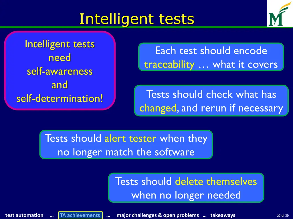 intelligent tests