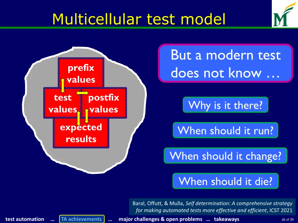 multicellular test model