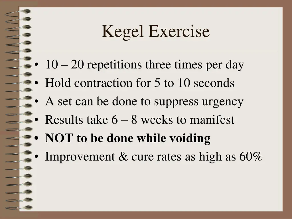 kegel exercise