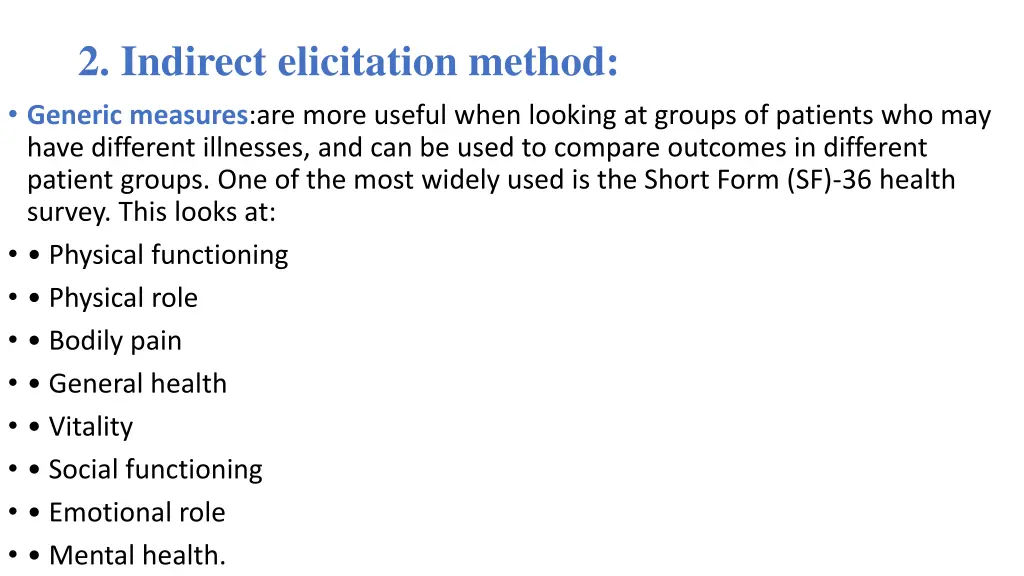 2 indirect elicitation method generic measures