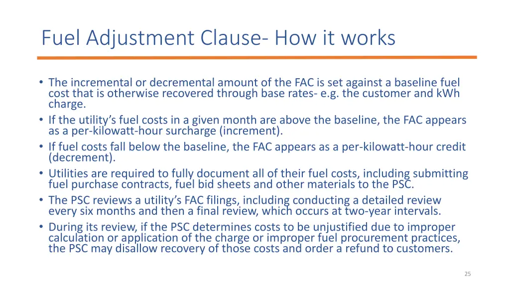 fuel adjustment clause how it works